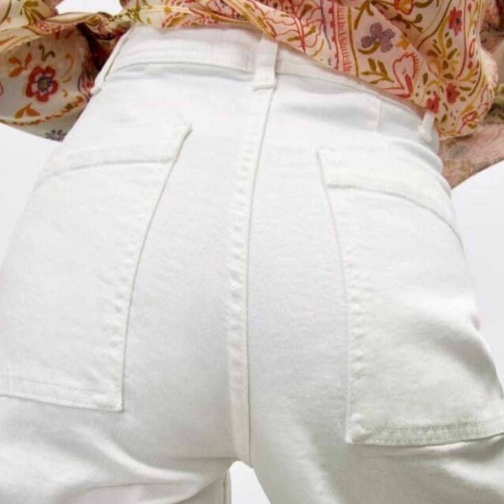 Zara The Marine Straight high-waist wide leg jeans - Picture 6 of 10